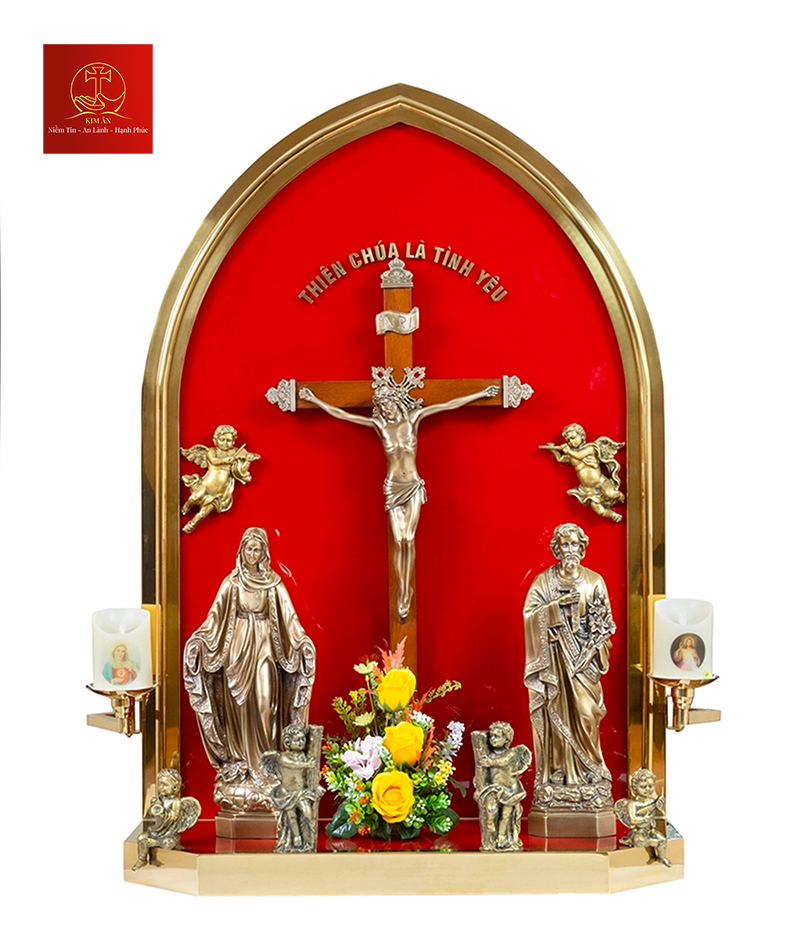 Bộ Bàn Thờ Công Giáo cao 70cm