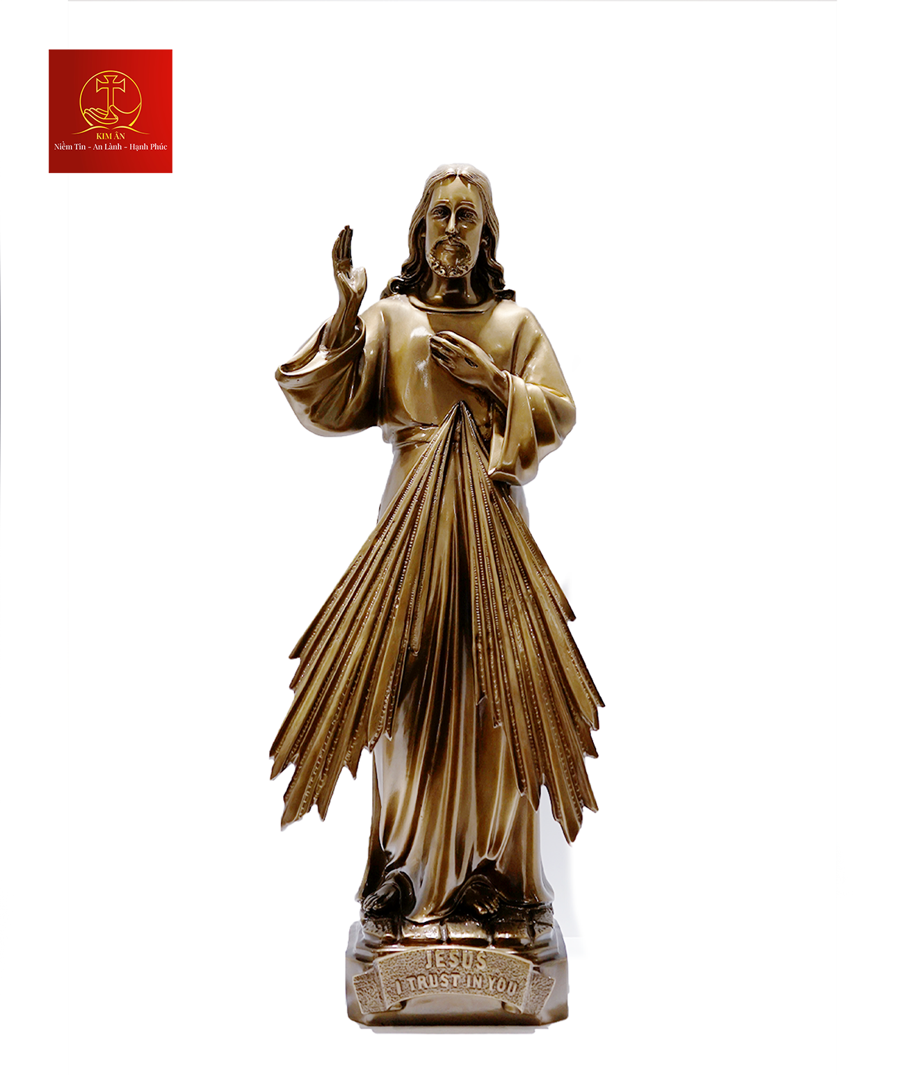 Tượng Lòng Chúa Thương Xót  – Cao 54cm