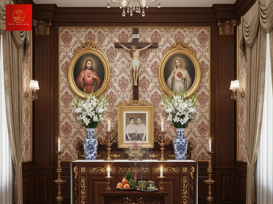 13-mau-ban-tho-cong-giao-va-to-tien-phong-cach-co-dien-voi-cac-chi-tiet-tinh-xao Mẫu bàn thờ Công giáo và tổ tiên phong cách cổ điển với các chi tiết tinh xảo