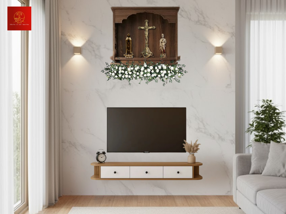 bai-tri-tuong-duc-me-fatima-chuan-phung-vu-cong-giao-1 Bài trí tượng Đức Mẹ Fatima chuẩn Phụng vụ Công giáo.