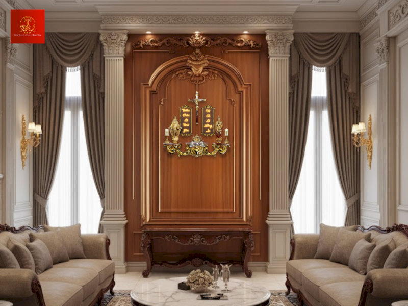 bo-tri-ban-tho-cong-giao-1-khong-gian-01-1 Đặt bàn thờ Chúa ở vị trí trang trọng nhất trong ngôi nhà