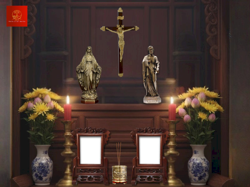 bo-tri-ban-tho-cong-giao-3-1-ban-tho-chua-03 Hình ảnh sử dụng các thiết kế chất lượng cao từ Vật phẩm Công giáo Kim Ân, bao gồm: