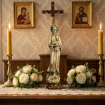 Tượng Mẹ La Vang cao 35cm