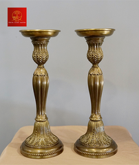 Chân Nến Đế Tròn - cao 30cm