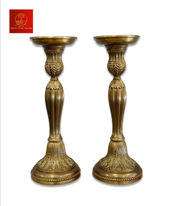 Chân Nến Đế Tròn - cao 30cm