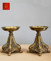 Chân Nến Hoa Hồng