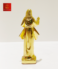 Tượng Chúa Thương Xót - cao 10 cm - Màu Gold