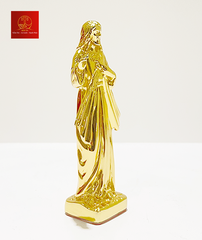Tượng Chúa Thương Xót - cao 10 cm - Màu Gold