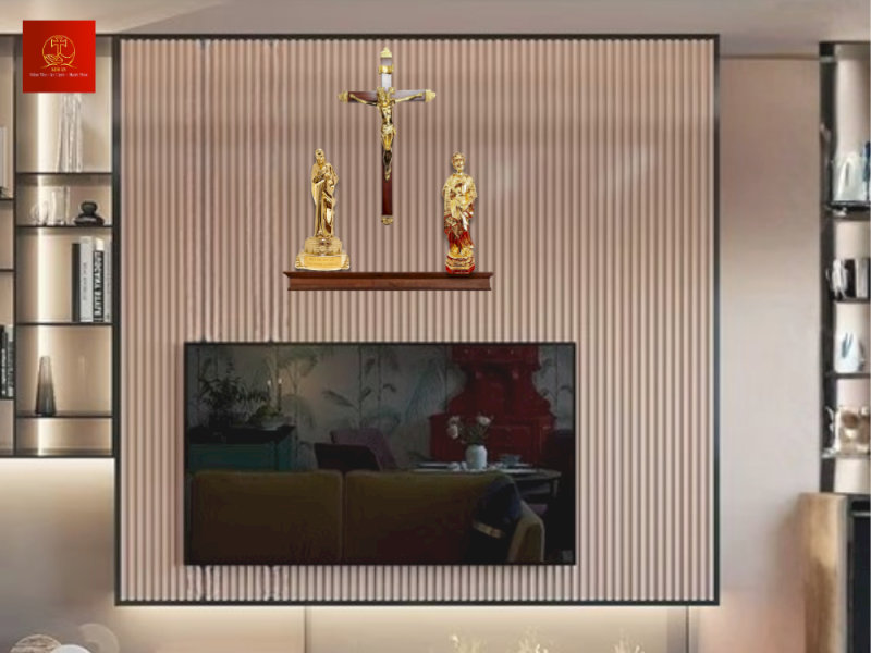 dao-thien-chua-tho-ai-3-2-cac-thanh-bao-gom-thanh-giuse-12-thanh-tong-do-va-cac-thanh-tu-dao-05 Sự kết hợp hài hòa giữa Tượng Thánh Giuse TGS-101140-G, Thánh Giá Chúa Giêsu Gỗ Treo màu vàng Gold CTG-180430-G và tượng Mẹ bằng đồng MNC-060714-G