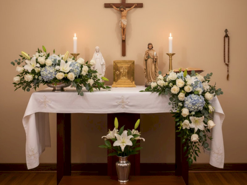 image38 Đây là dáng cắm rất hợp cho lễ Đức Mẹ hoặc các dịp lễ lớn