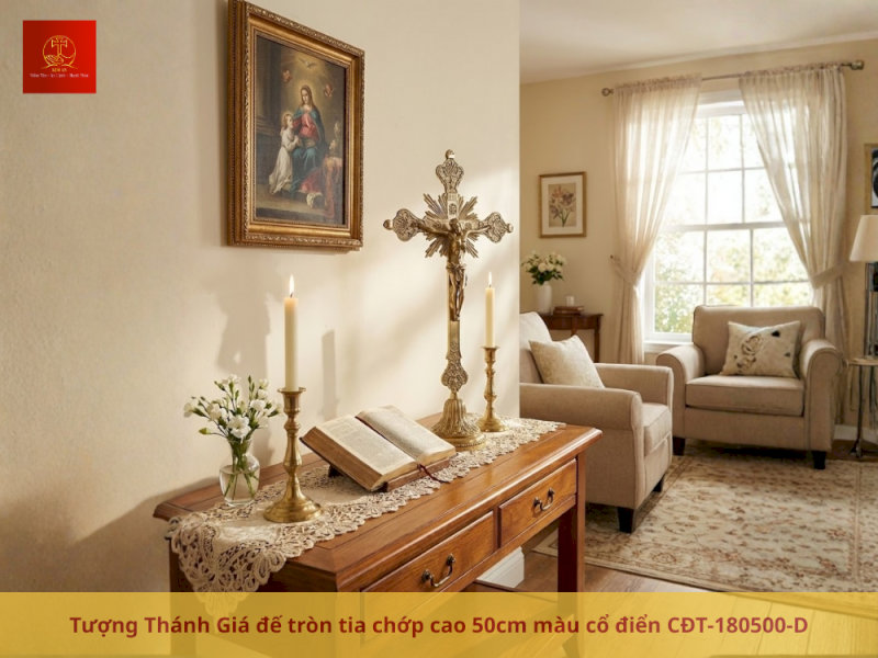 kich-thuoc-cay-thanh-gia-5-goi-y-11-mau-thanh-gia-da-dang-kich-thuoc-06-1 Tượng Thánh Giá đế tròn tia chớp cao 50cm màu cổ điển