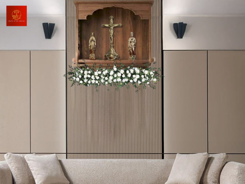 kich-thuoc-cay-thanh-gia-5-goi-y-11-mau-thanh-gia-da-dang-kich-thuoc-12-1 Bộ bàn thờ bao gồm Thánh Giá, tượng Đức mẹ và tượng Thánh Giuse