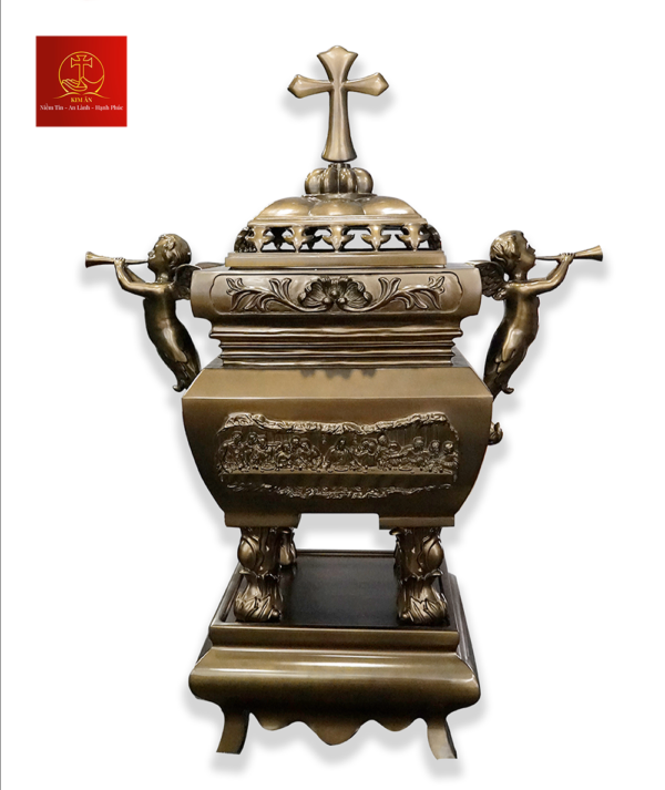 Lư Hương Đồng Cung Thánh cao 1 mét