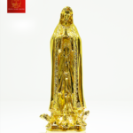 Tượng Đức Mẹ Fatima Màu Gold