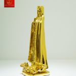 Tượng Đức Mẹ Fatima Màu Gold
