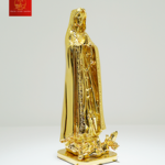Tượng Đức Mẹ Fatima Màu Gold