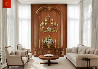 Cách đặt bàn thờ Chúa trong nhà đúng vị trí giúp đón Hồng Ân