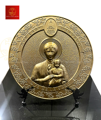 Phù Điêu Đức Mẹ La Vang Bằng Inox