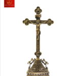 Thánh Giá Hoa Đào Có Đế Cao 60cm - Màu Cổ Điển
