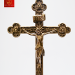 Mẫu Thánh Giá Hoa Đào Đẹp Có Đế Cao 42 cm - Màu Cổ Điển