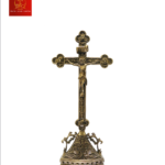 Mẫu Thánh Giá Hoa Đào Đẹp Có Đế Cao 42 cm - Màu Cổ Điển