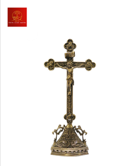 Mẫu Thánh Giá Hoa Đào Đẹp Có Đế Cao 42 cm – Màu Cổ Điển