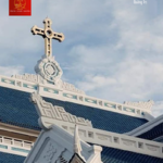 Thánh Giá Tháp Chuông Bằng Inox Cao 6 Mét