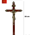 Thánh Giá Chúa Giêsu Bằng Gỗ Treo - Màu Cổ Điển