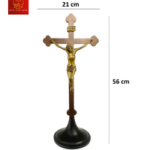 Thánh Giá Hoa Đào Bằng Inox (Có Đế)