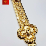 Thánh Giá Hoa Đào Không Đế - Màu Gold