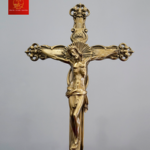 Cây Thánh Giá Hoa Hồng Đẹp Cao 32cm - Màu Cổ Điển