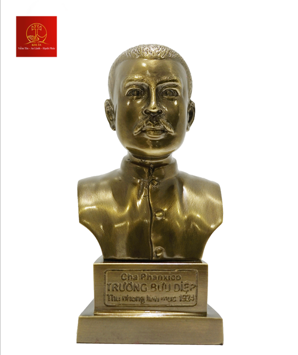 Tượng Cha Bửu Diệp cao 13cm - Màu Cổ Điển