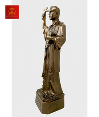 Tượng Cha Bửu Diệp cao 40cm - Màu Cổ Điển