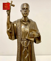 Tượng Cha Bửu Diệp cao 40cm - Màu Cổ Điển