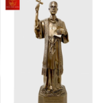 Tượng Cha Bửu Diệp cao 40cm - Màu Cổ Điển