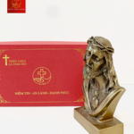 Tượng Chúa Thánh Tâm Cao 13cm - Màu Cổ Điển