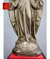 Tượng Đức Mẹ Ban Ơn Bằng Đồng - Cao 70 cm