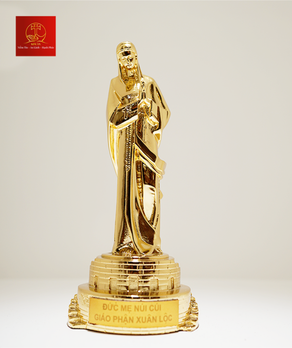 Mẹ Núi Cúi Bằng Đồng - Mạ Vàng Gold
