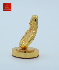 Tượng Chúa Thánh Tâm Cao 5 cm - Màu Gold
