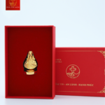 Tượng Chúa Thánh Tâm Cao 5 cm - Màu Gold
