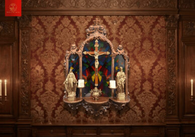 10+ cách trang trí bàn thờ Công giáo đẹp hàng ngày và ngày Lễ