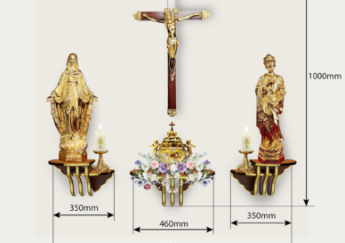 Kích thước bàn thờ Công giáo và bàn thờ Chúa tiêu chuẩn & Lưu ý